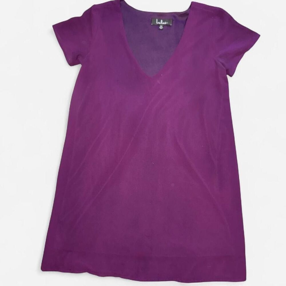 Lulus Purple Short Sleeve Formal Party Dress SIZE XS